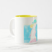 Blue Beach Service Tisch Tasse von ORDesign. (Vorderseite Links)