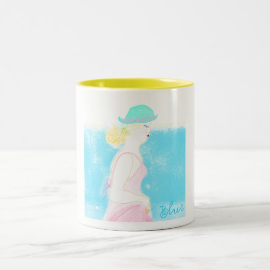 Blue Beach Service Tisch Tasse von ORDesign. (Mittel)