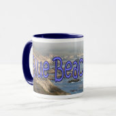 Blue Beach Song™ Tasse (Vorderseite Links)
