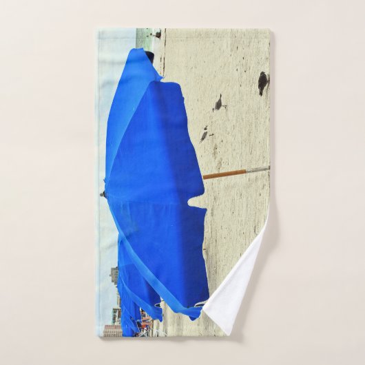 Blue Beach Umbrellas Handtuch (Handtuch)