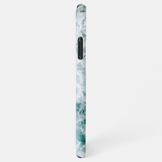 Blue Beach Waves Handy Case iPhone Hülle (Rechte Seite)