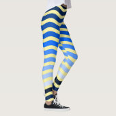 Blue Beach Waves Leggings (Rechts)