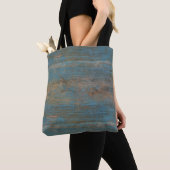 Blue Beach Wood Texture Tasche (Von Nahem)