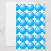 BLUE BEADS BRIEFPAPIER (Vorne/Hinten)