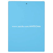 BLUE BEADS KLEMMBRETT (Rückseite)