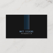Blue Beams der Producer Business Card Visitenkarte (Vorderseite)