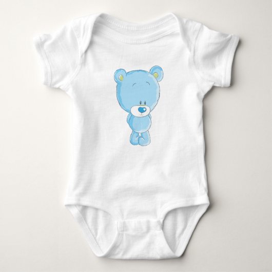 Blue Bear Baby Jersey Bodysuit Baby Strampler (Vorderseite)