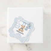 Blue Bear Baby Shower  Geschenkanhänger (Beispiel)