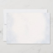 Blue Bear Ballon Geburtstag Foto Danke Karte (Rückseite)