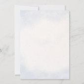 Blue Bear Ballon Geburtstag Foto Danke Karte (Rückseite)