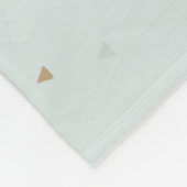 Blue Bear Balloon Boys Monogram Baby Milestone Fleecedecke (Ecke)