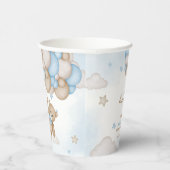 Blue Bear Balloons Baby Dusche Pappbecher (Rechts)