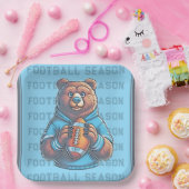 Blue Bear Custom Football Paper Teller (Party)