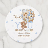 Blue Bear Vielen Dank Beary Much Geschenkanhänger (Vorderseite)