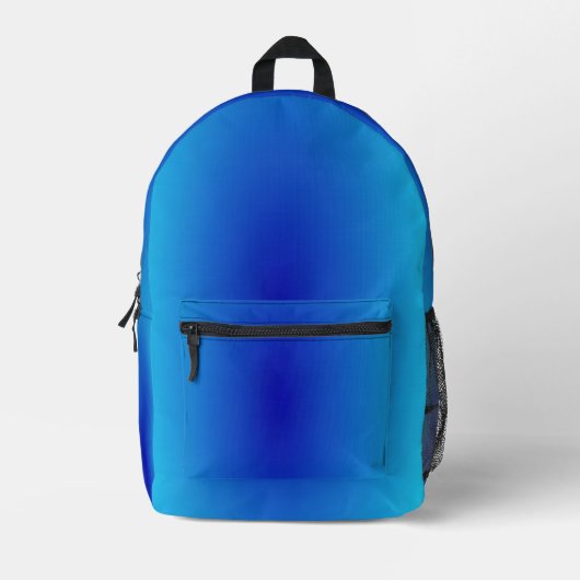 Blue Bedruckter Rucksack (Vorderseite)