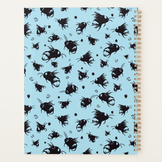 Blue Bee Planner - Personalisiertes Urlaubsgeschen Planer (Rückseite)