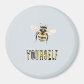 Blue Bee Yourself Magnet (Vorne)