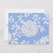 Blue Beerdigung Vielen Dank Hinweis Dankeskarte (Rückseite)