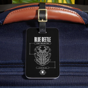 Blue Beetle Scarab Tech Graphic Gepäckanhänger