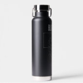 Blue Beetle Scarab Tech Graphic Trinkflasche (Vorne)