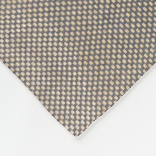 Blue Beige Fleece Blanket (Ecke)