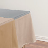 Blue Beige Orange Brown Checkered Gingham Pattern Tischdecke (Beispiel)