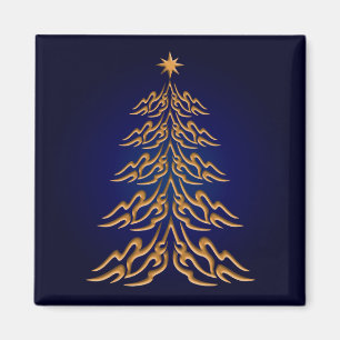 Blue Bell Christmas Tree Magnet