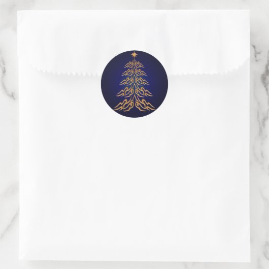 Blue Bell Weihnachtsbaum Stickers (Tasche)