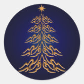 Blue Bell Weihnachtsbaum Stickers (Vorderseite)
