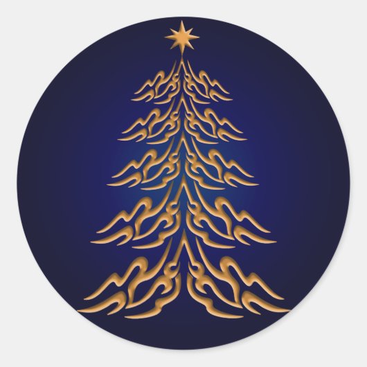 Blue Bell Weihnachtsbaum Stickers (Vorderseite)