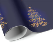 Blue Bell Weihnachtsbaum Wrapping Paper Geschenkpapier (Rolleneckpunkt)