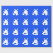 Blue Bell Wrapping Paper Geschenkpapier (Flach)
