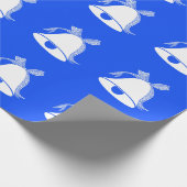 Blue Bell Wrapping Paper Geschenkpapier (Ecke)
