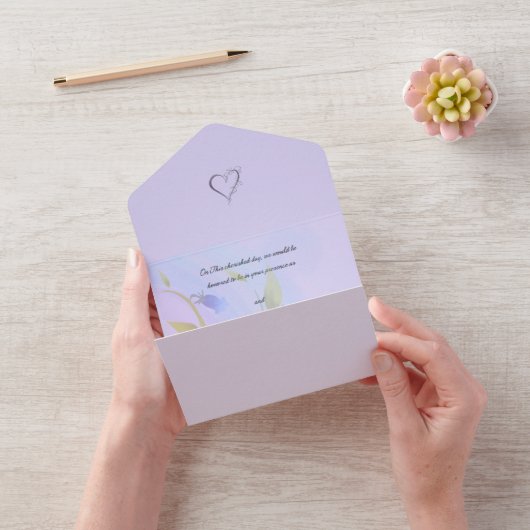 Blue Bells All in One Wedite Einladung (Video)