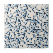 Blue Bells Blume 2 Keramik Tile Fliese (Vorderseite)