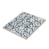 Blue Bells Blume 2 Keramik Tile Fliese (Seite)