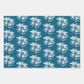 Blue Bells White Christmas Geschenkpapier Set (Vorderseite 3)