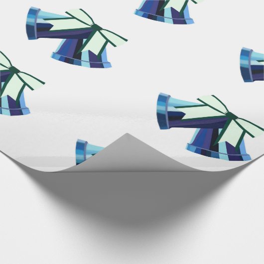 Blue Bells Wrapping Paper Geschenkpapier (Ecke)