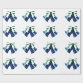 Blue Bells Wrapping Paper Geschenkpapier (Flach)