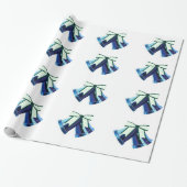 Blue Bells Wrapping Paper Geschenkpapier (Ungerollt)