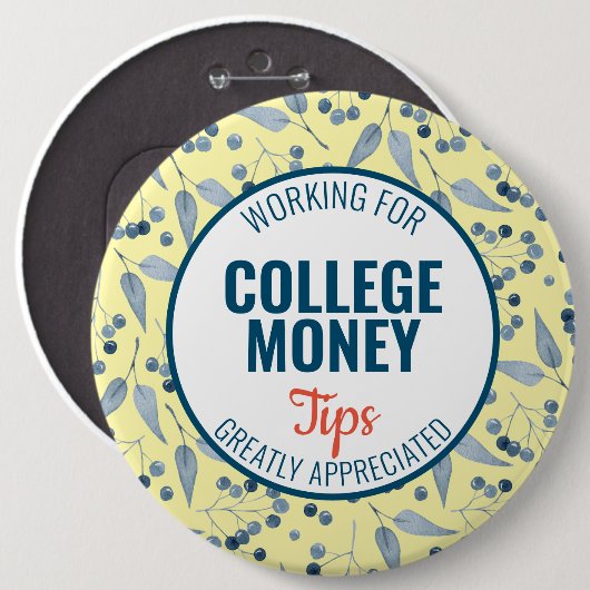 Blue Berries Tips geschätzt | UNI Button (Vorne & Hinten)