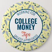 Blue Berries Tips geschätzt | UNI Button (Vorderseite)