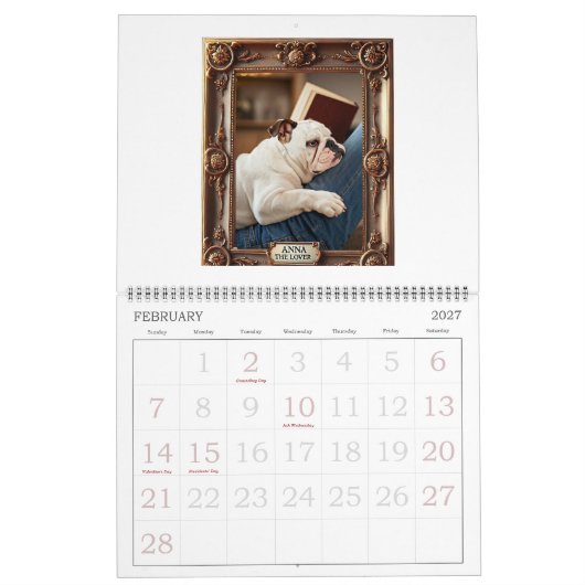 Blue Berry Bottom Doggone Good Days Kalender (Feb 2027)
