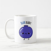 Blue Berry Funny Blueberry Pub Kaffeetasse (Links)