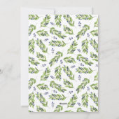 Blue Berry Greenery Foto Frohe Weihnachten (Rückseite)