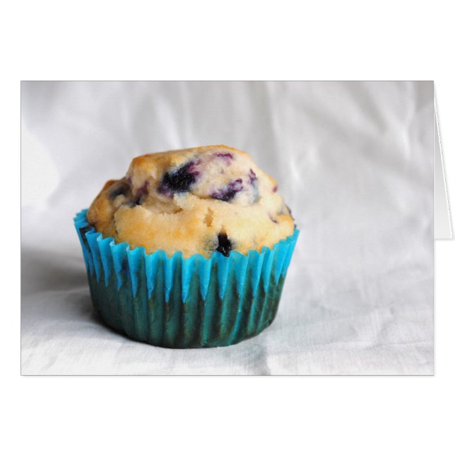 Blue Berry Muffin Card (Vorderseite (Horizontal))