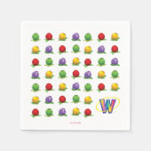 Blue Berry Pattern Serviette (Vorderseite)