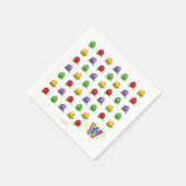 Blue Berry Pattern Serviette (Ecke)