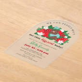 Blue Berry Sweet Baby Boy Strawberry Baby Dusche Acryleinladungen (Ablage )