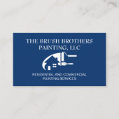 Blue Beruflich House Painter Business Card Visitenkarte (Vorderseite)